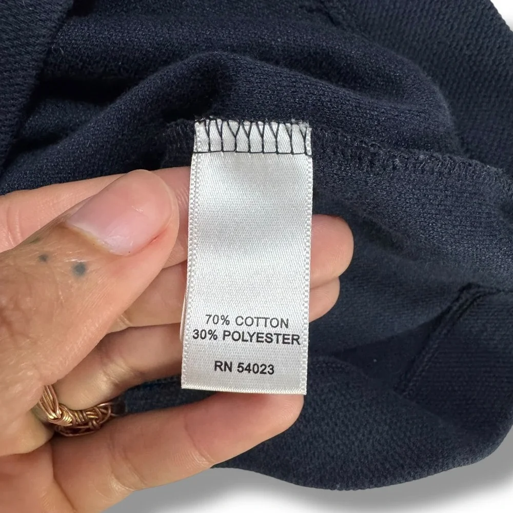 Banana Republic Navy Quarter Zip Pullover Large Classic Casual‎